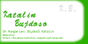 katalin bujdoso business card